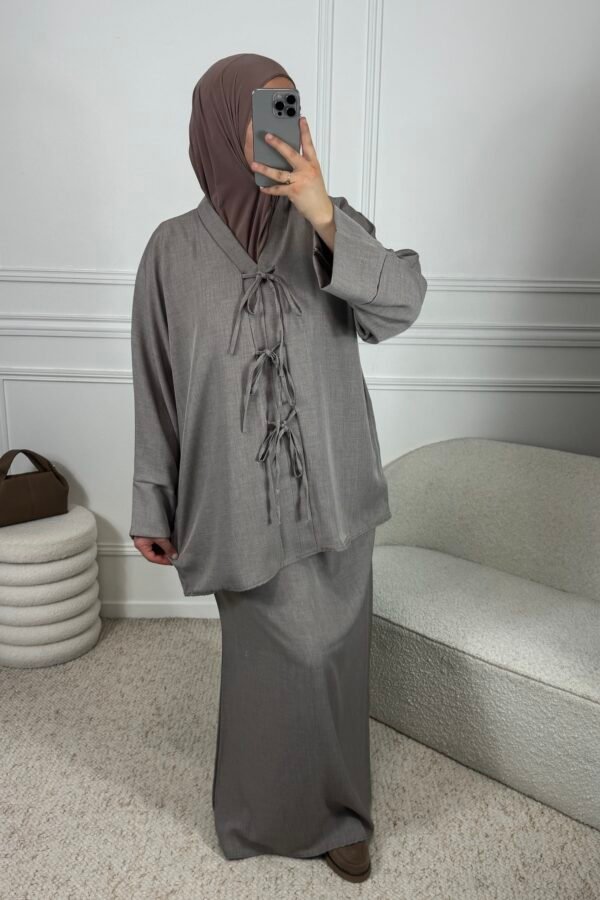 Set Raisa jupe – taupe