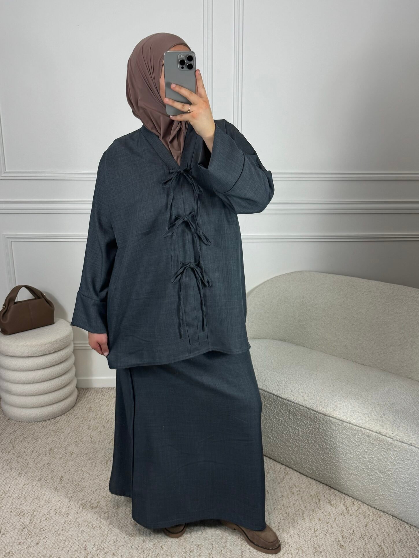 Set Raisa jupe - gris
