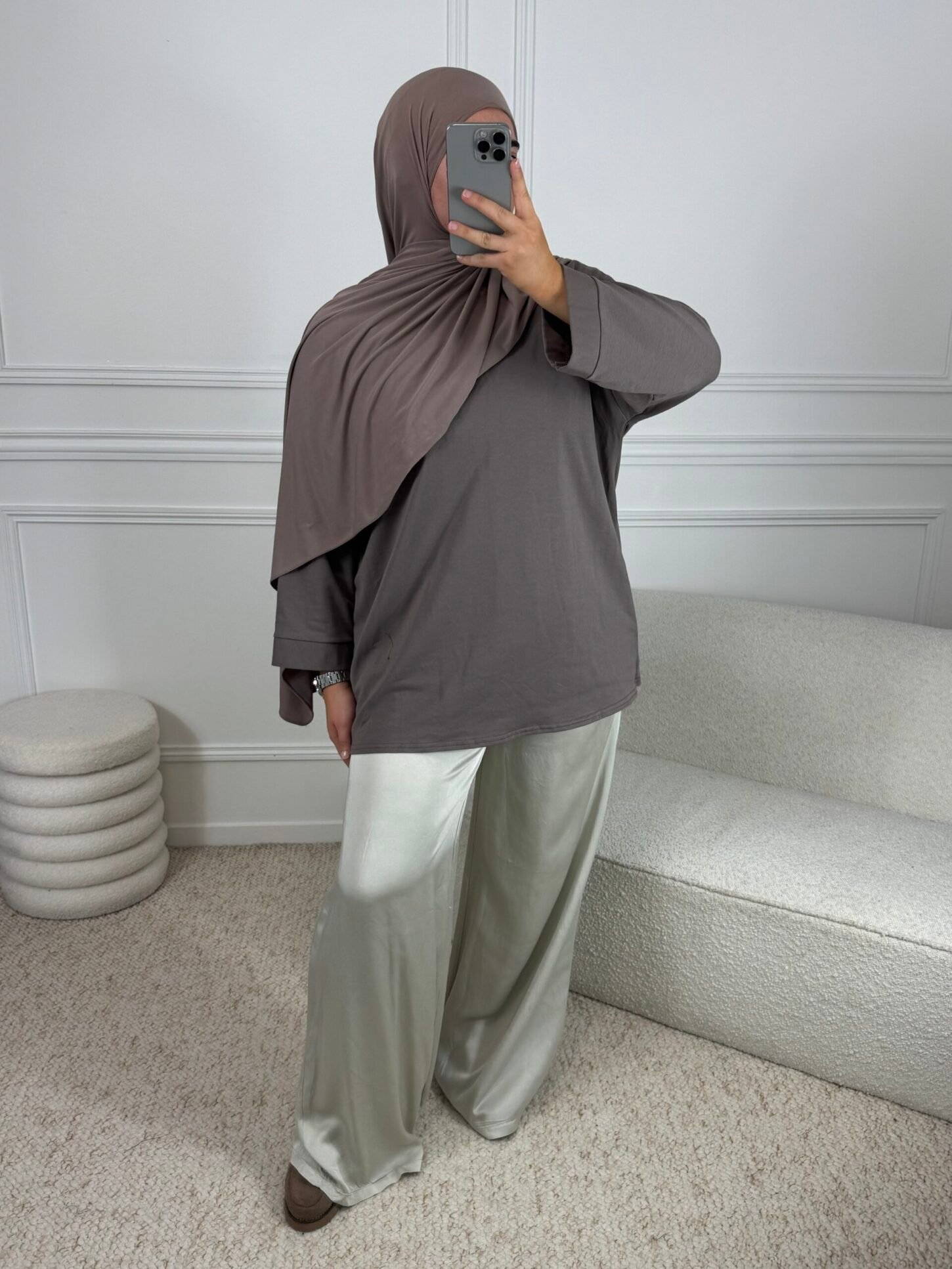 Simply shirt - taupe