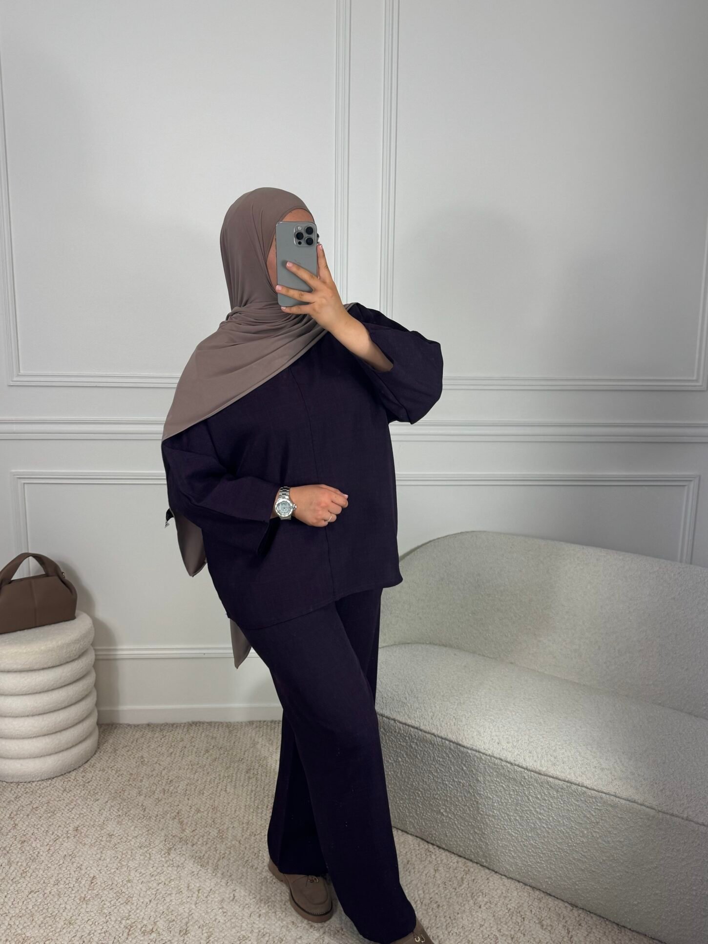 ensembles pantalon Zain - prune