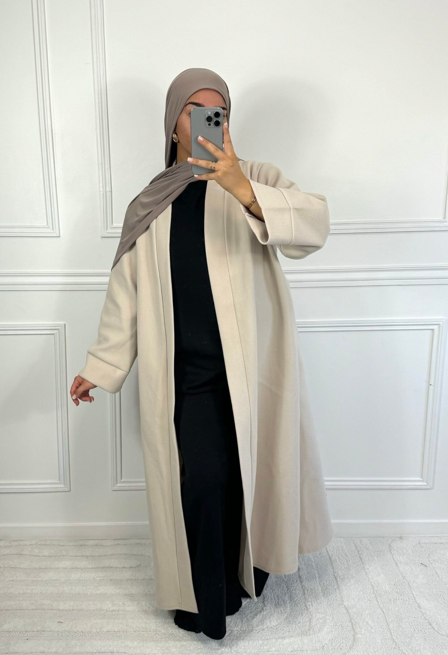 Manteau Soun - beige – Image 3