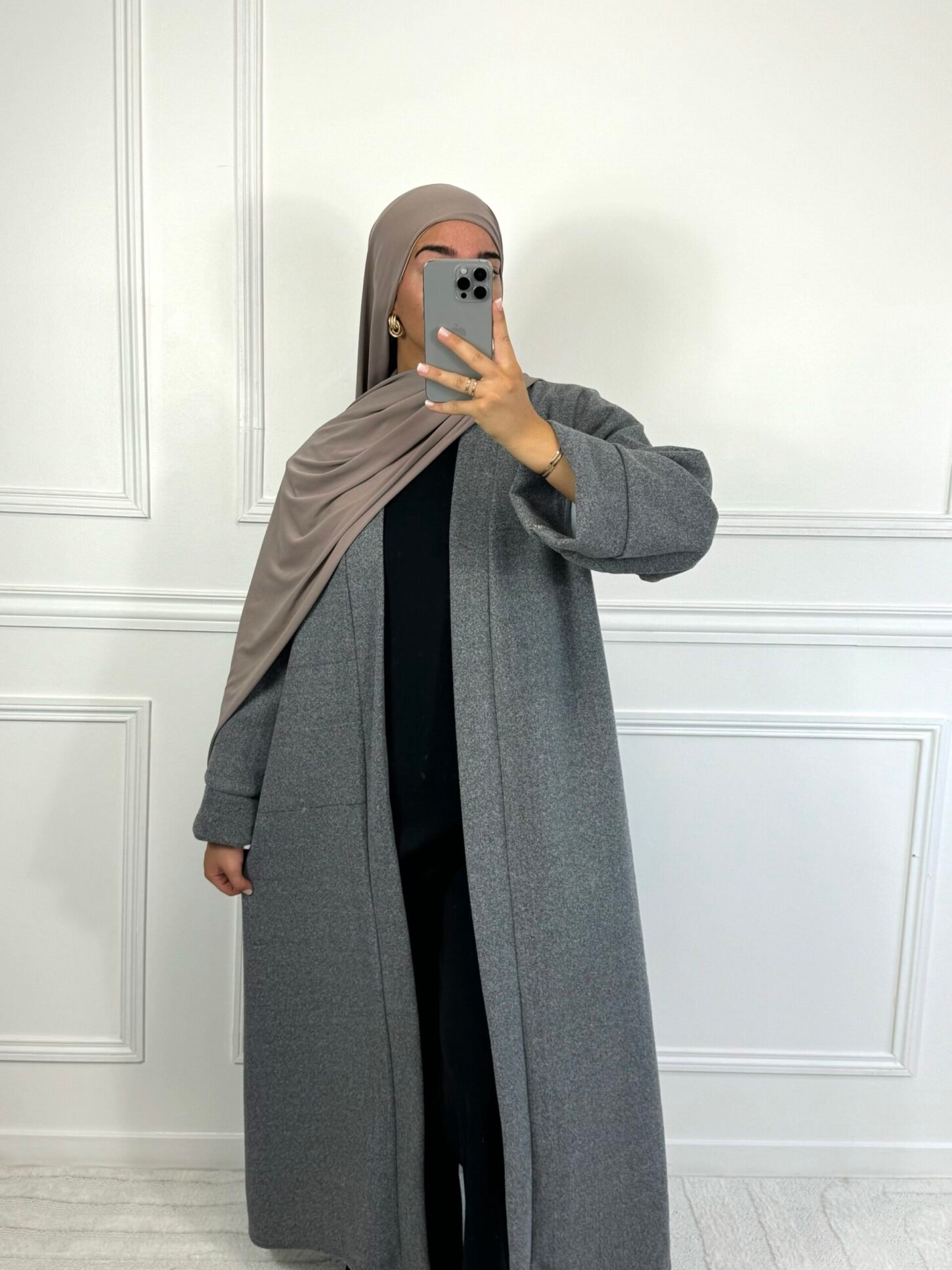 Manteau Soun - gris – Image 2