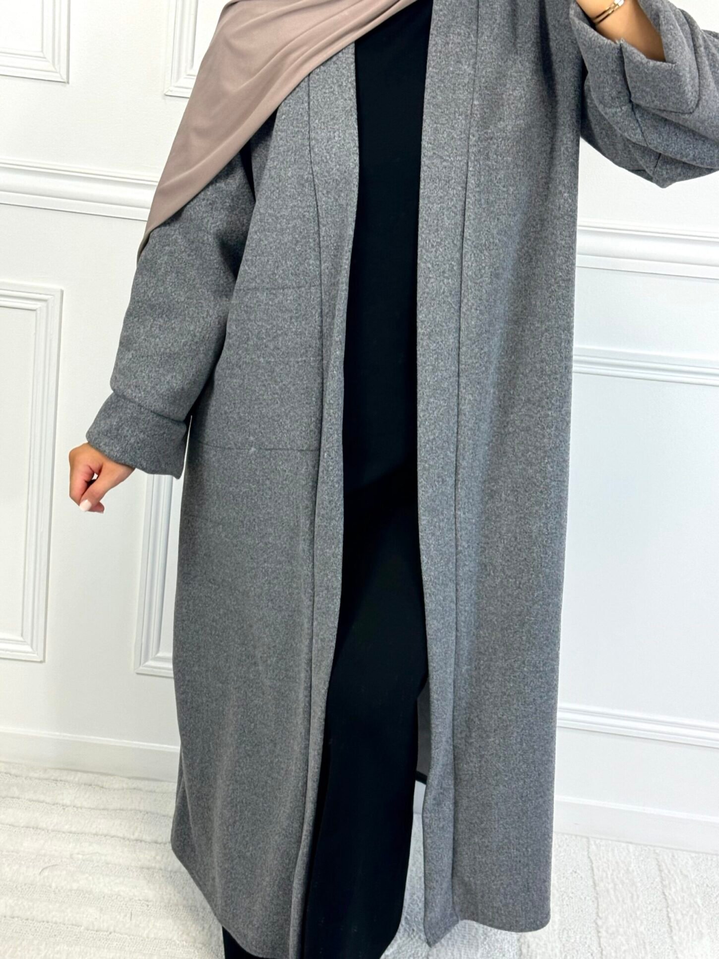 Manteau Soun - gris – Image 3