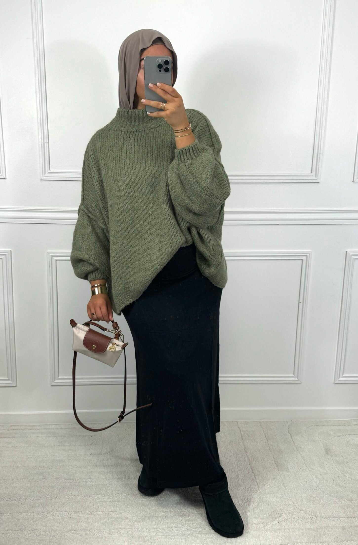 Pull laine - vert – Image 2