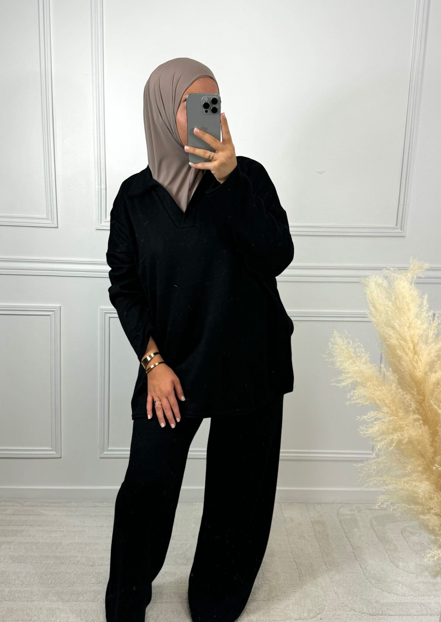 Set en maille - noir
