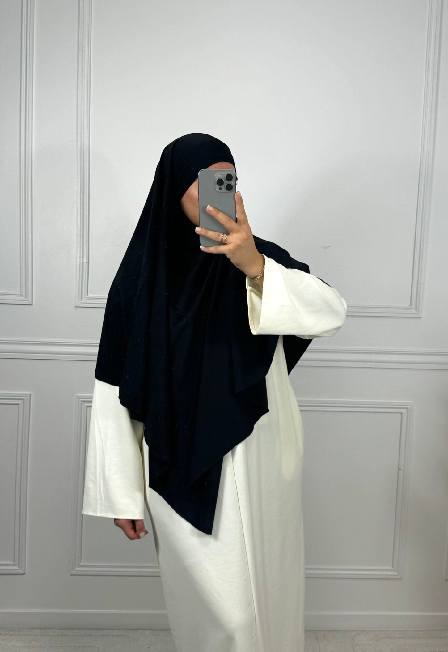 Khimar sdm - noir