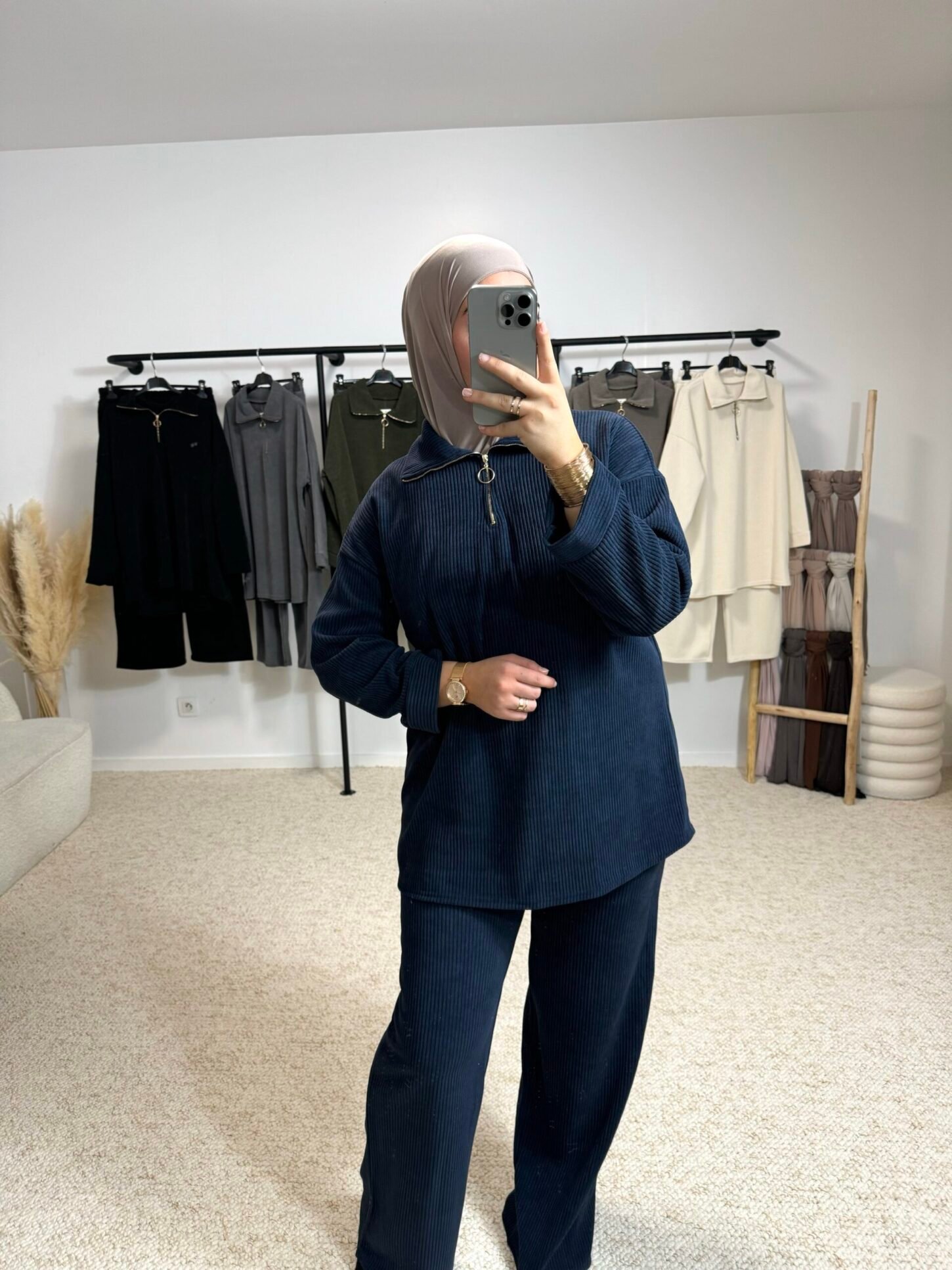 Dafaa zip - bleu nuit