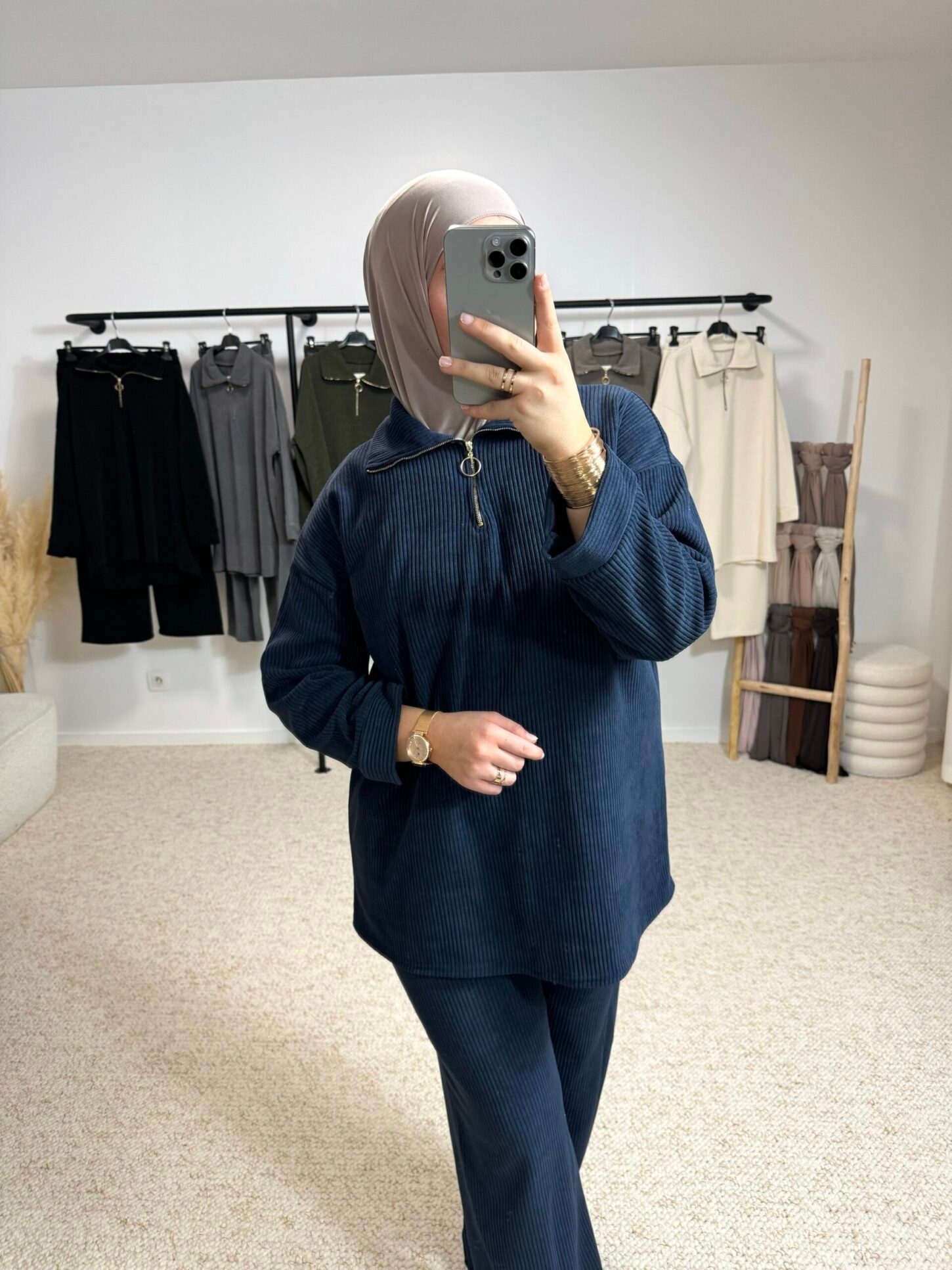 Dafaa zip - bleu nuit – Image 2
