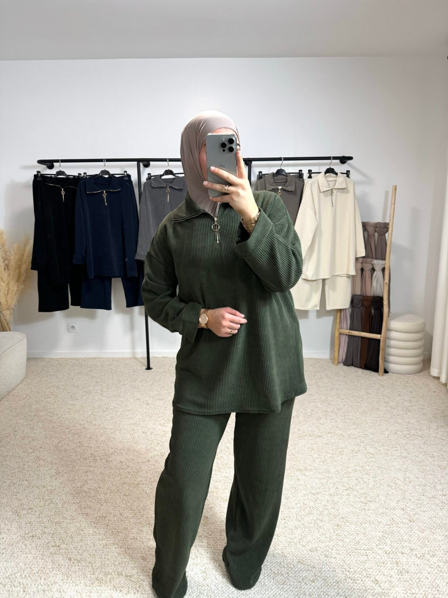 Dafaa zip - kaki