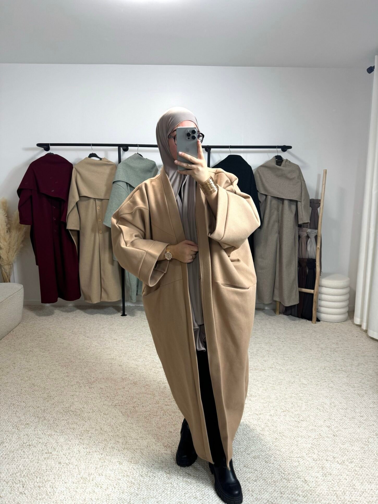 Manteau oversize - camel