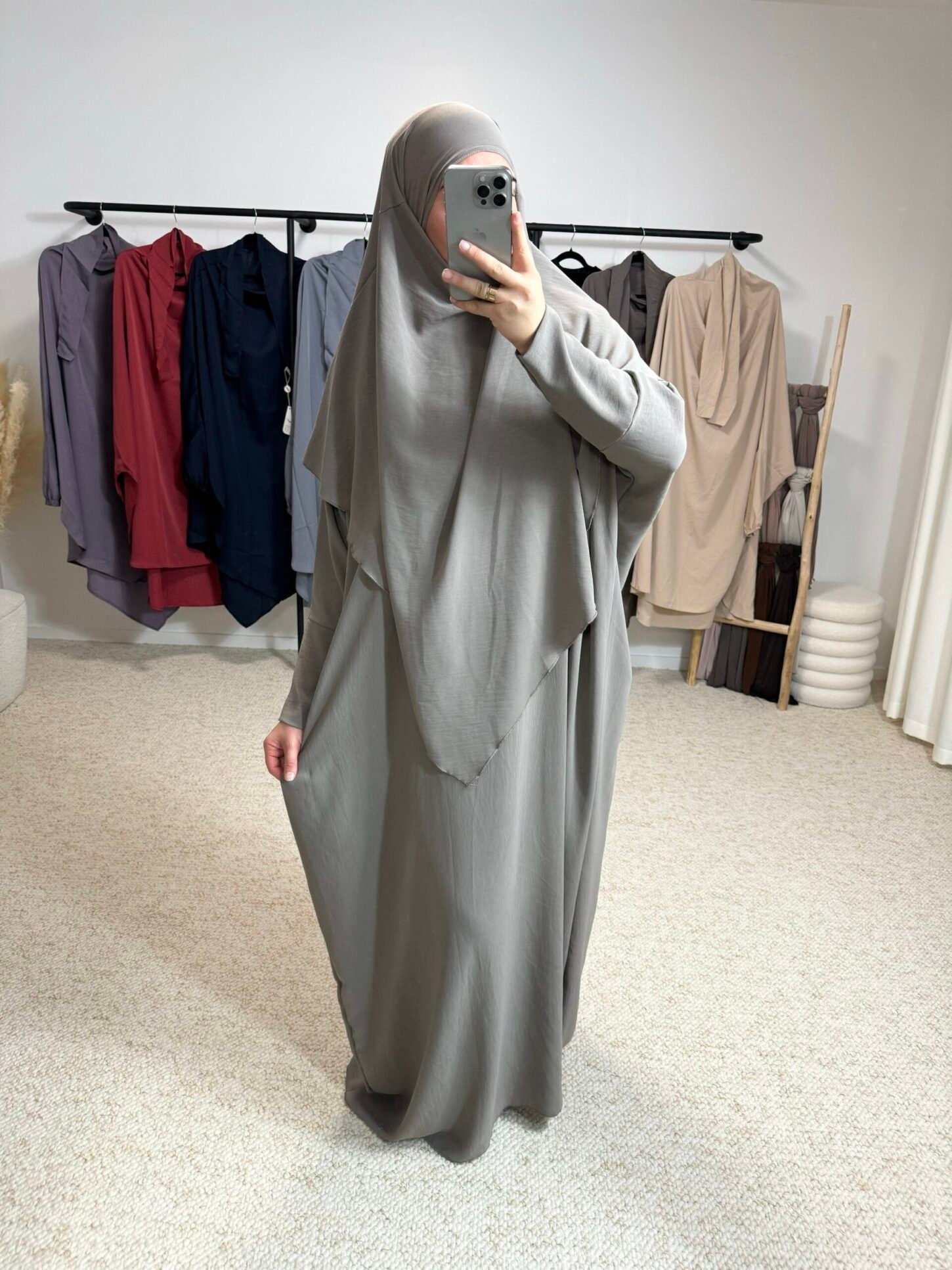 khimar/Abaya jazz - taupe