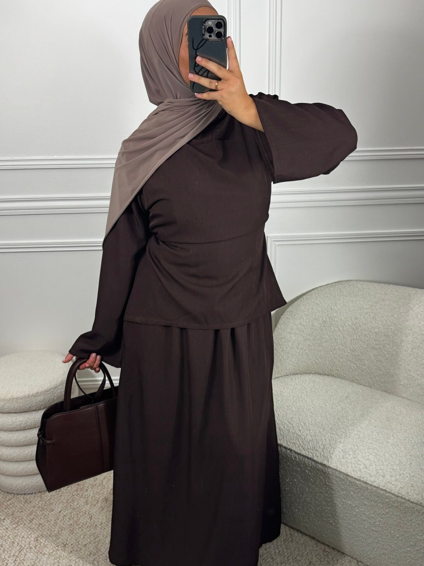 Set rawha - marron