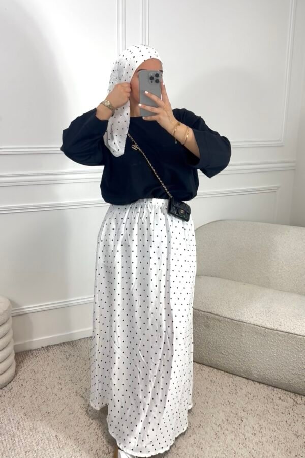Ensemble petit pois – blanc
