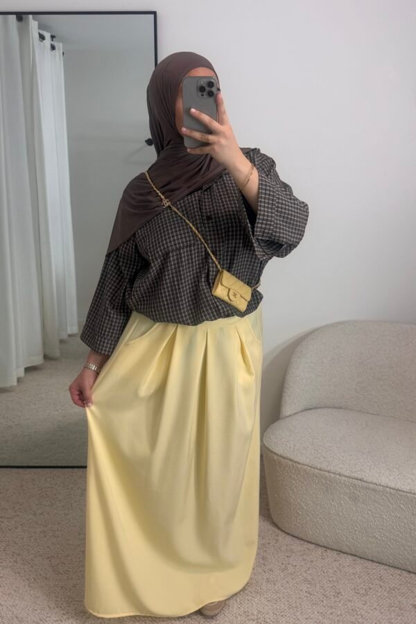 Jupe patineuse – jaune