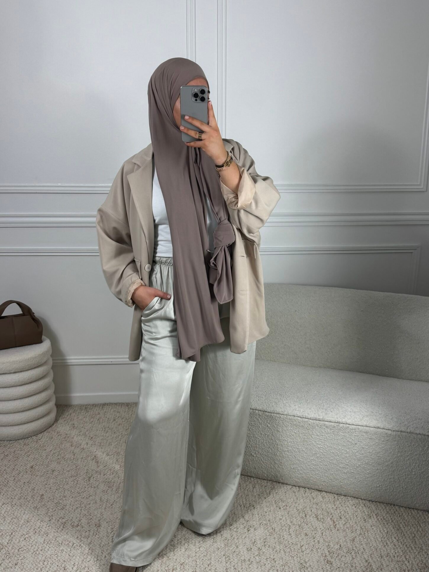 Blazer oversize+  - beige