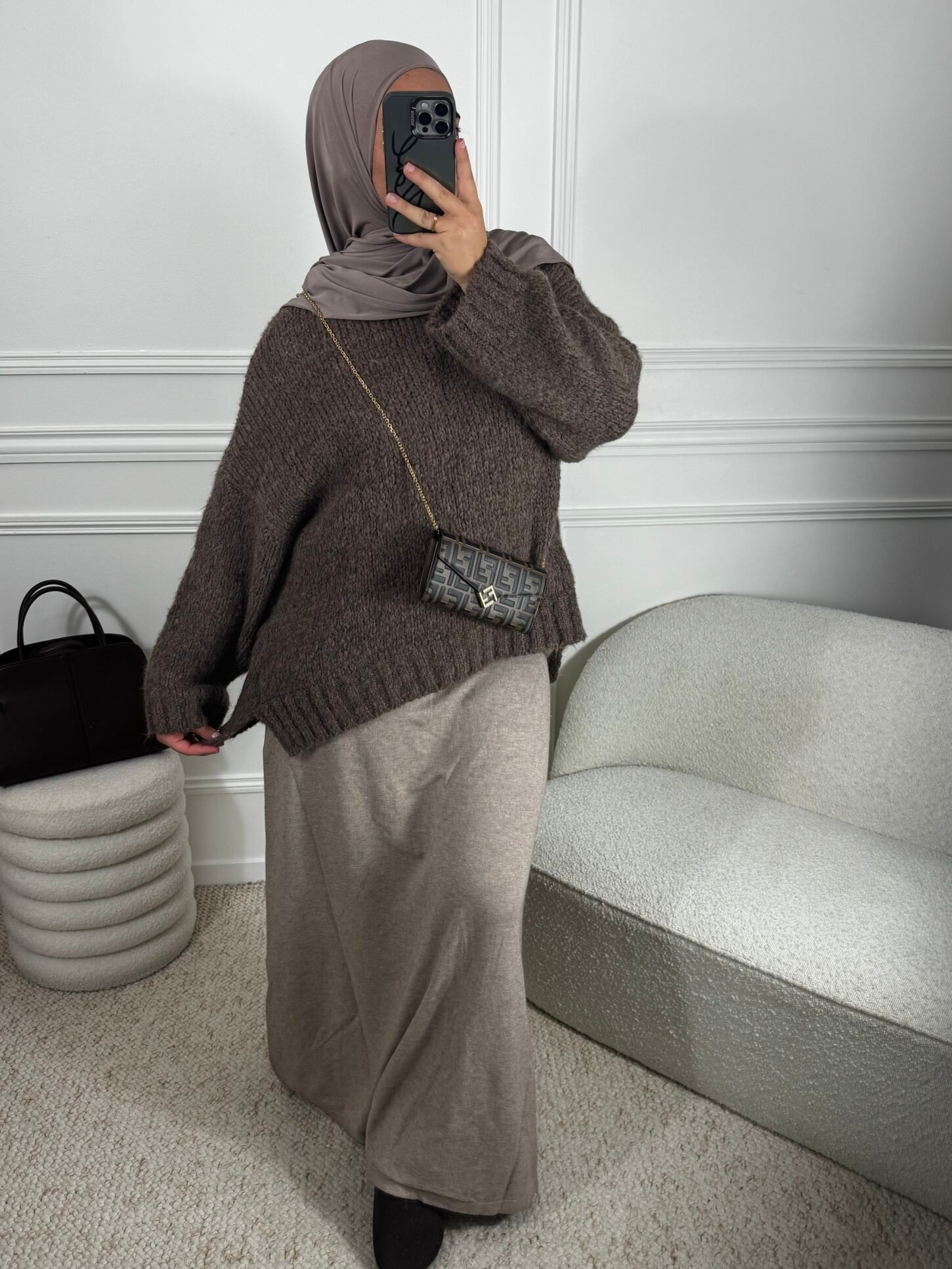 Pull sarya - taupe