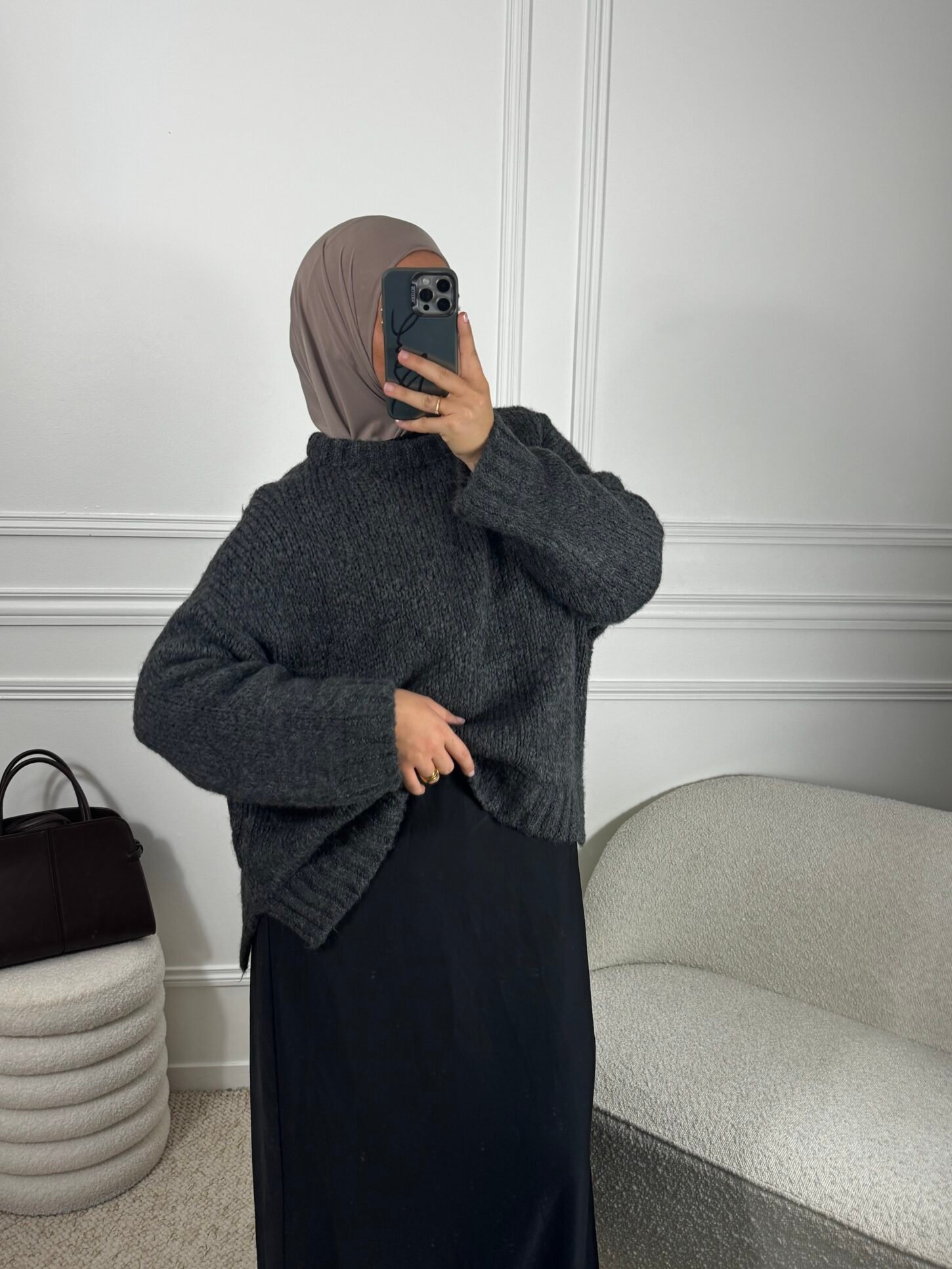 Pull sarya - gris – Image 2
