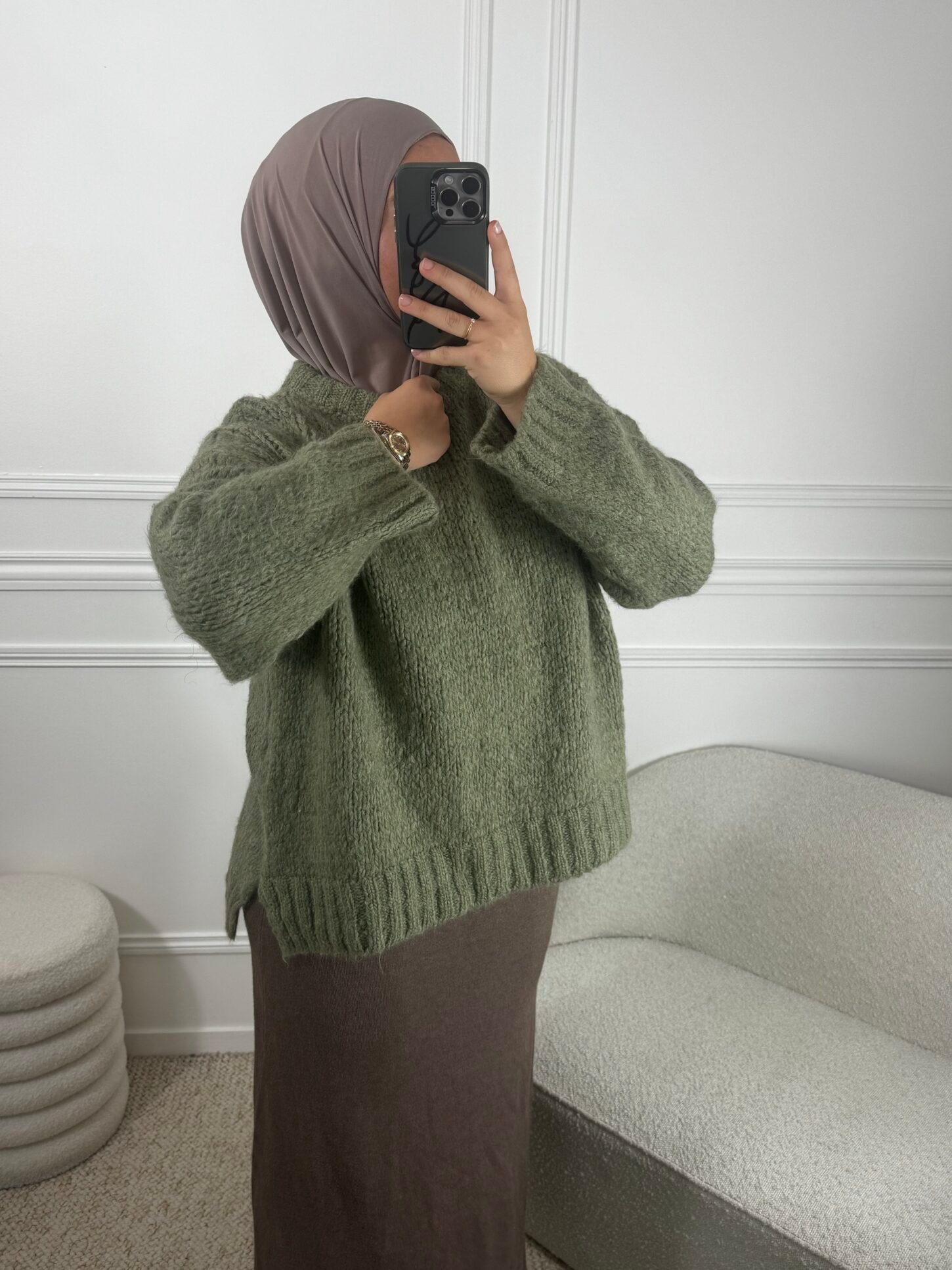 Pull sarya - vert – Image 3