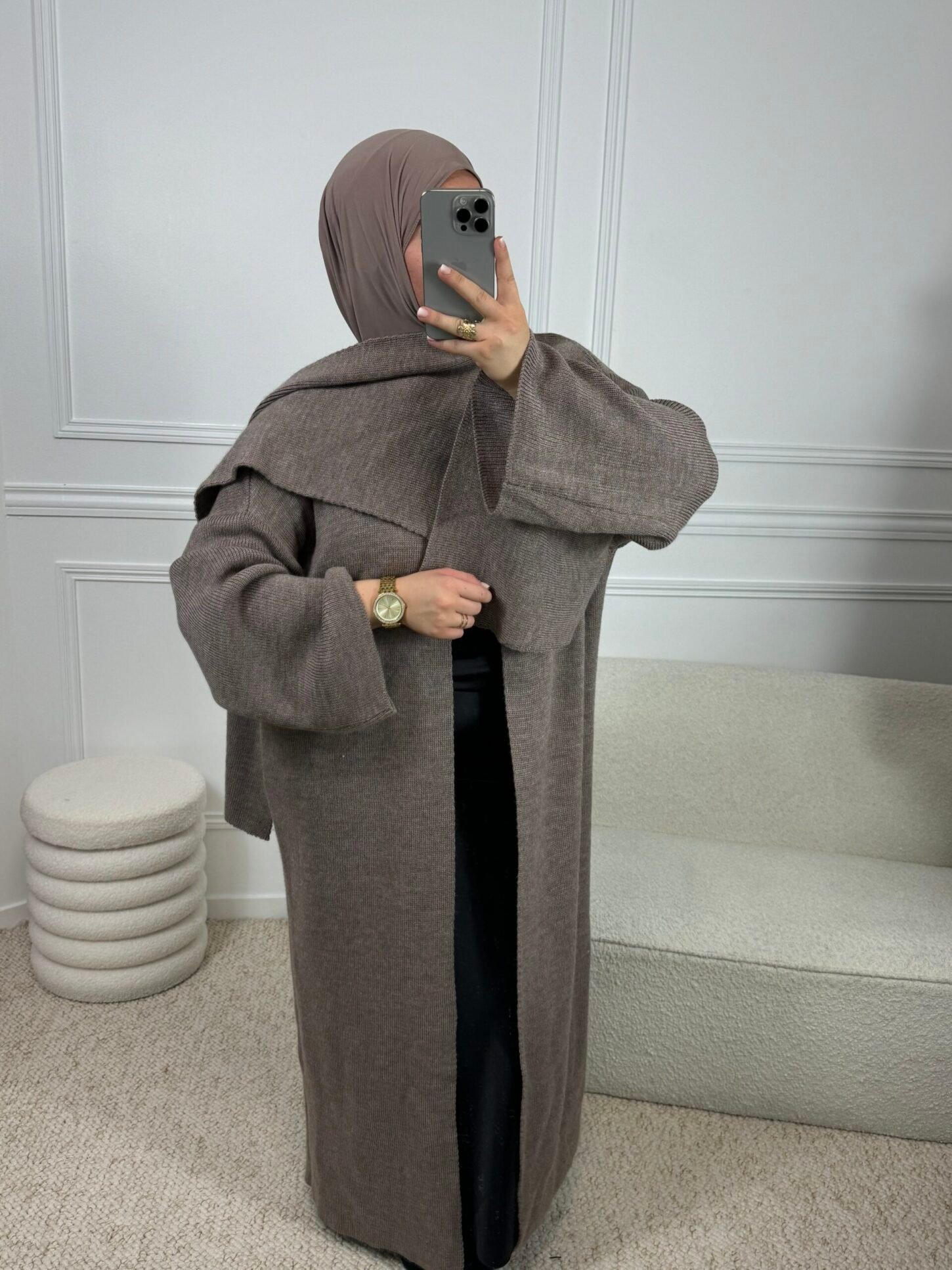 Kimono Tahara Taupe