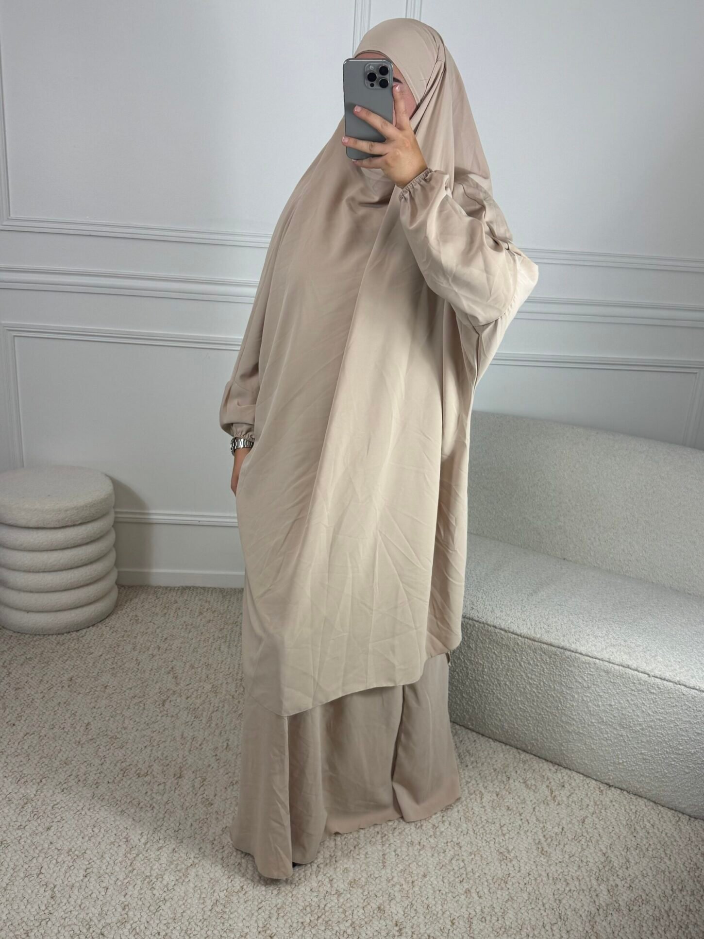 Jilbeb 2 pièces Beige