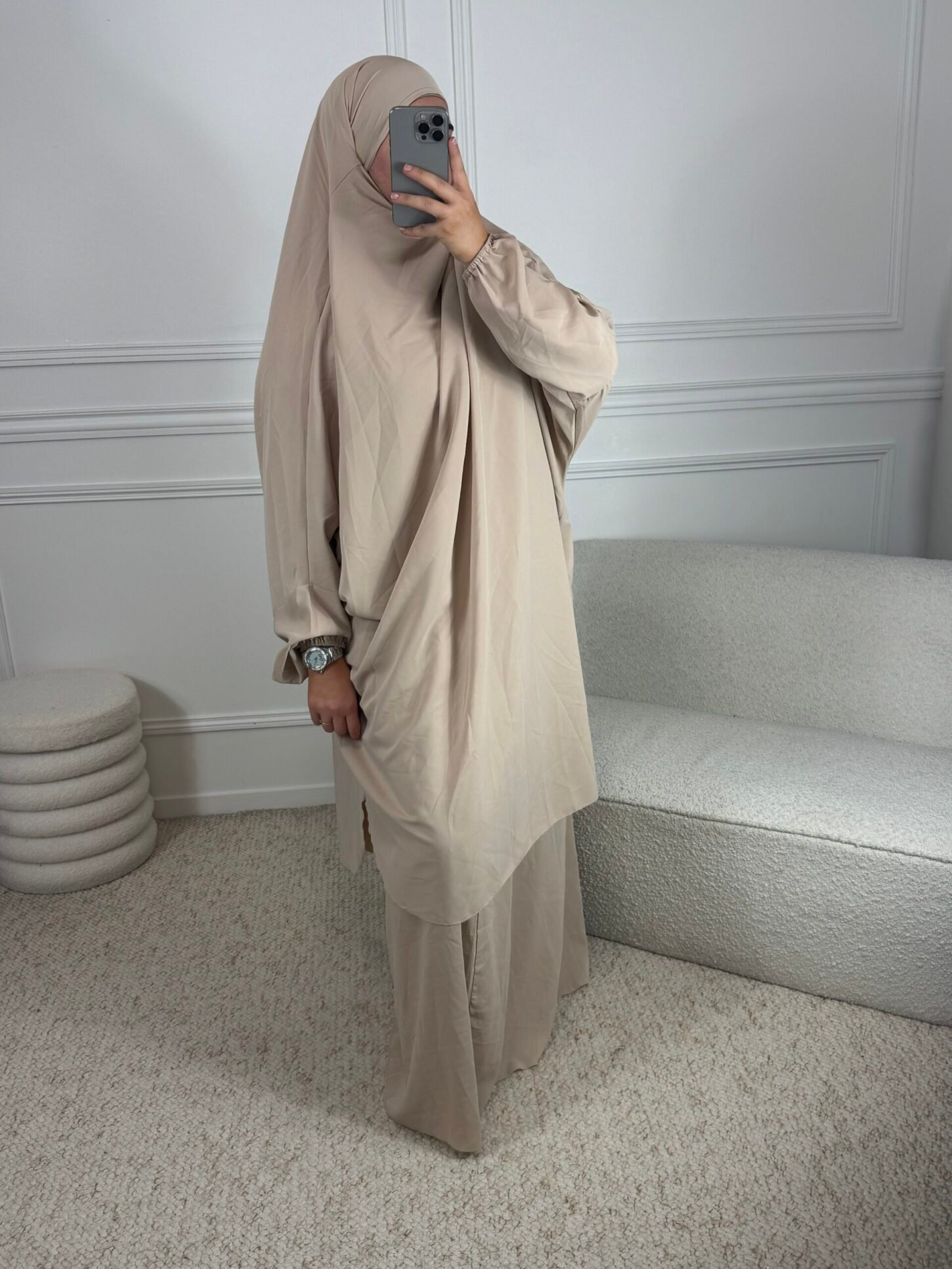 Jilbeb 2 pièces Beige – Image 2