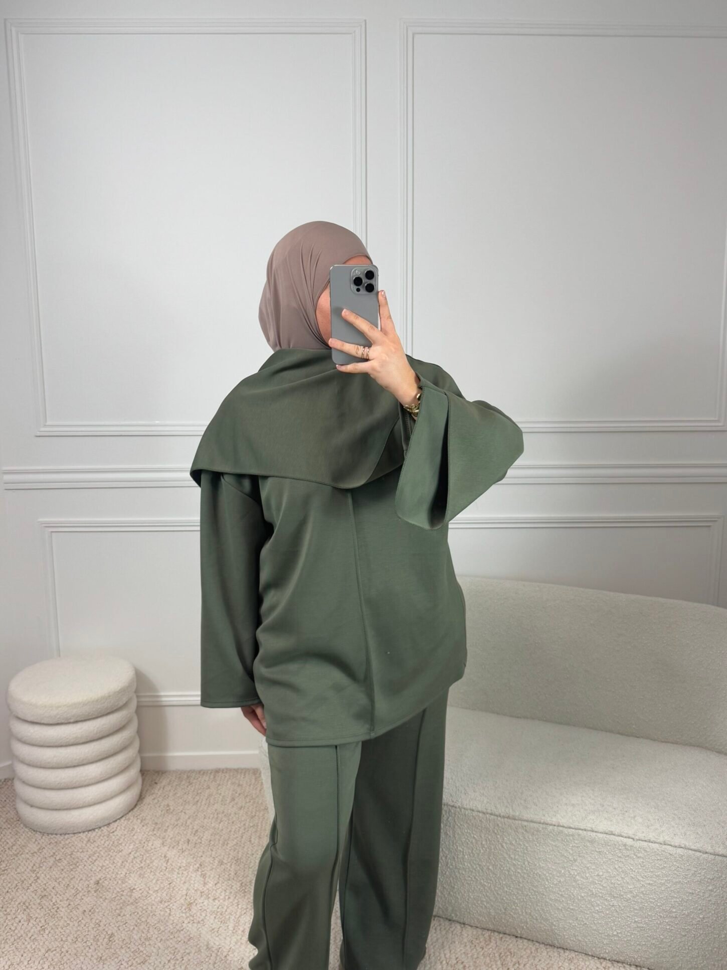Ensemble Cape - Kaki – Image 2