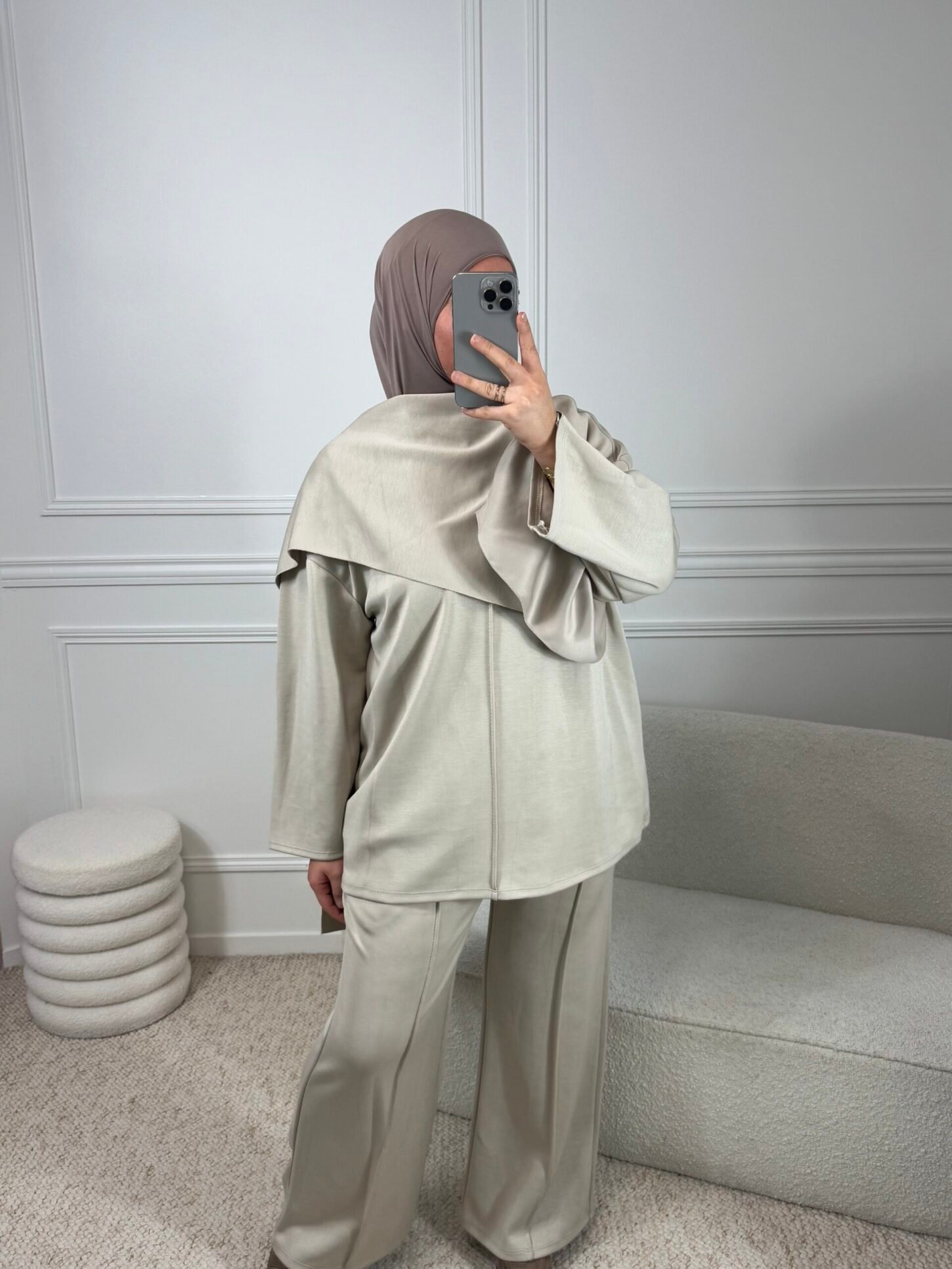 Ensemble Cape - Beige