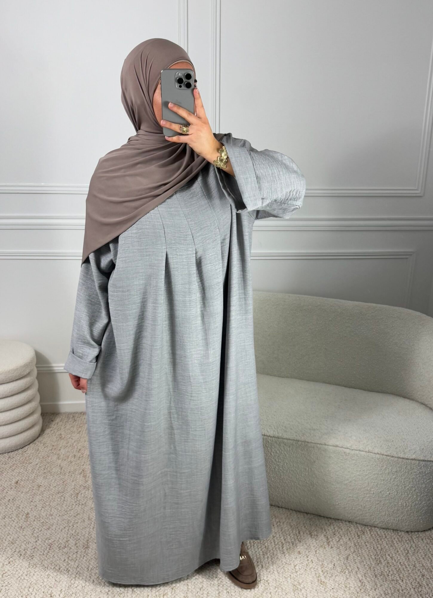 Abaya Mahira - Grise – Image 3