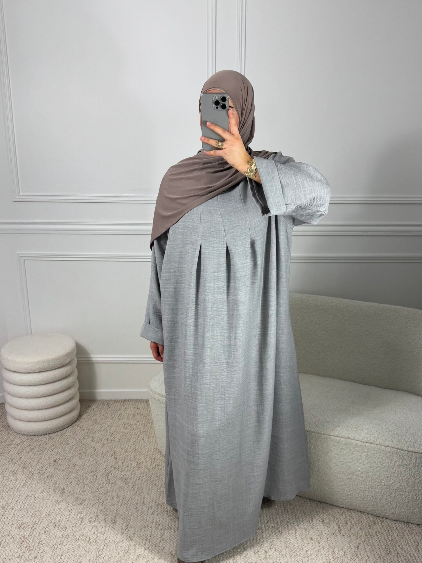 Abaya Mahira - Grise – Image 2