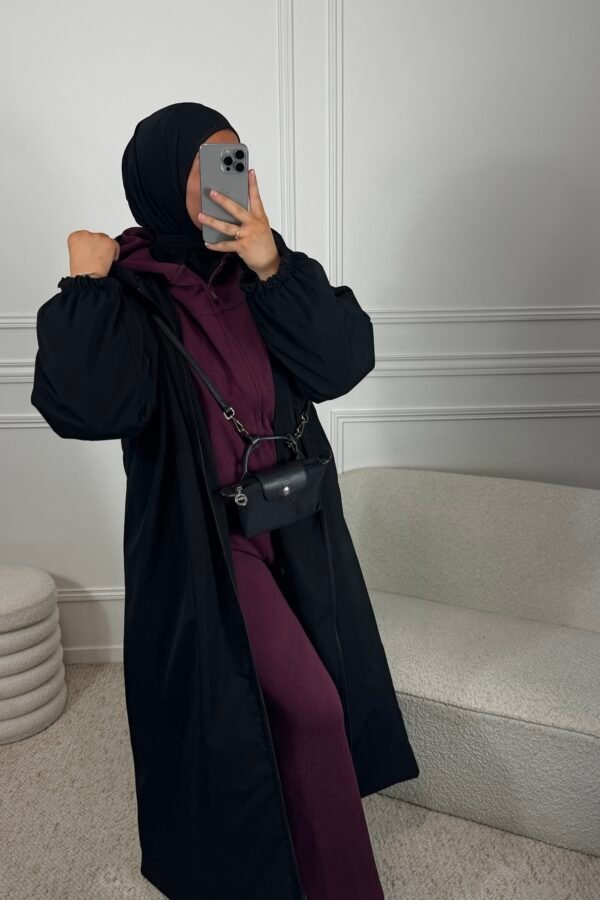 Parka matelassé – noir