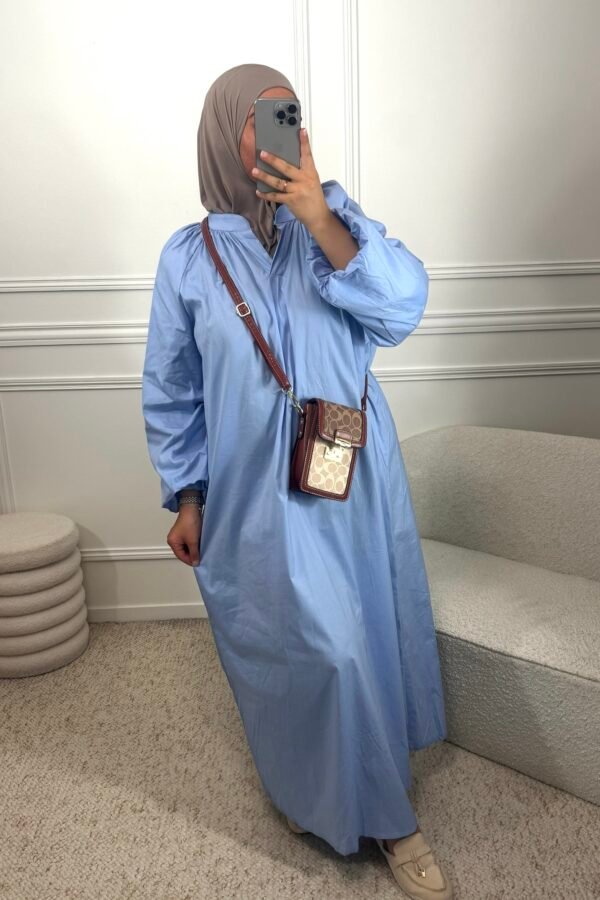 Abaya azra – bleue ciel