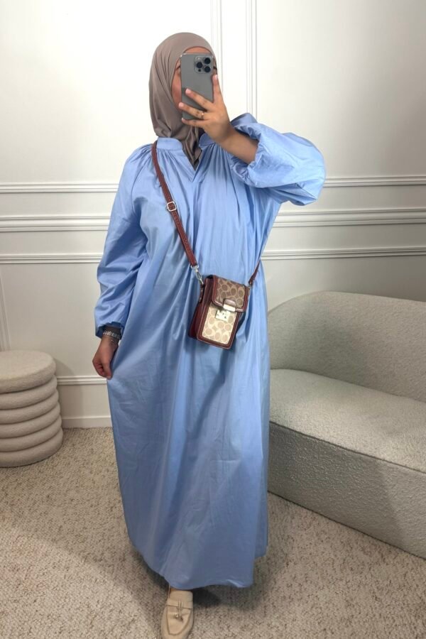 Abaya azra – bleue ciel