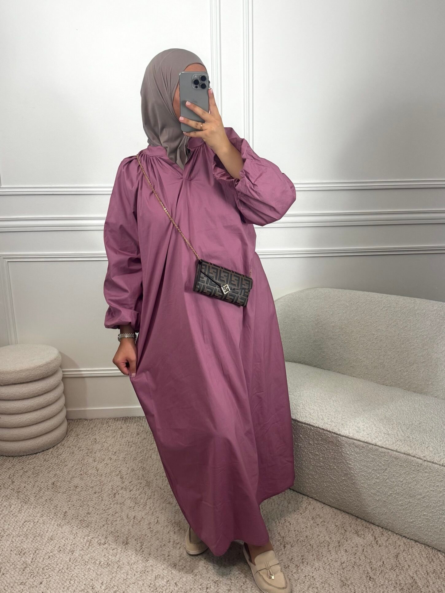 Abaya azra - rose – Image 2
