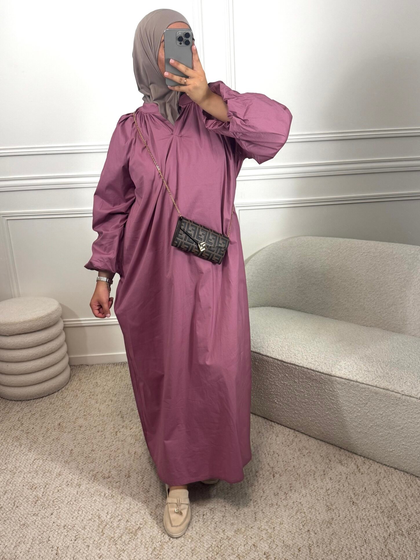 Abaya azra - rose