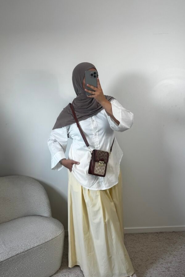 Chemise cintré – blanche