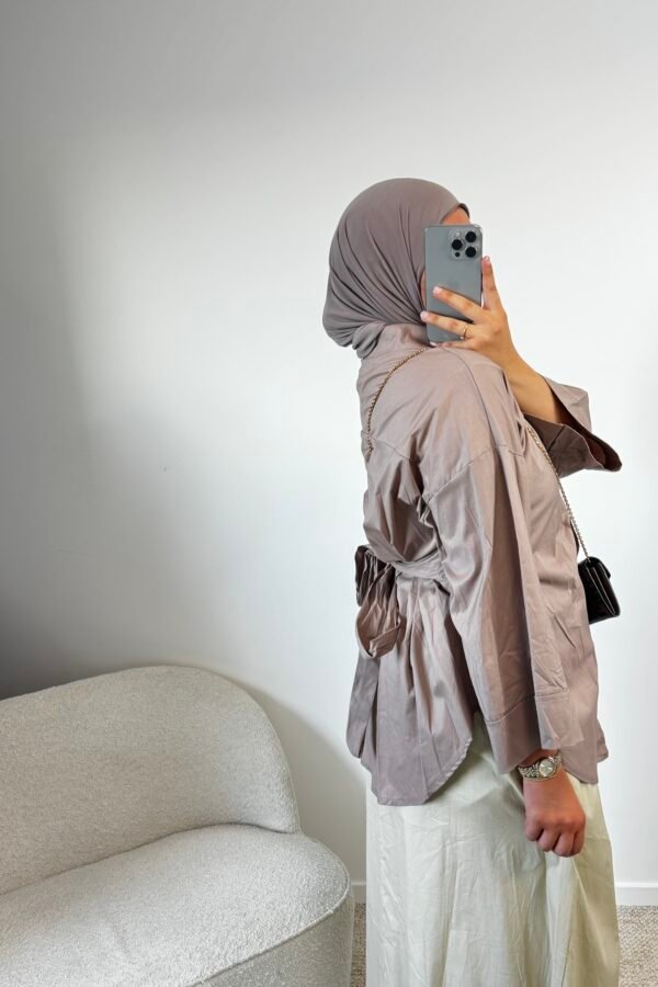 Chemise cintré – taupe