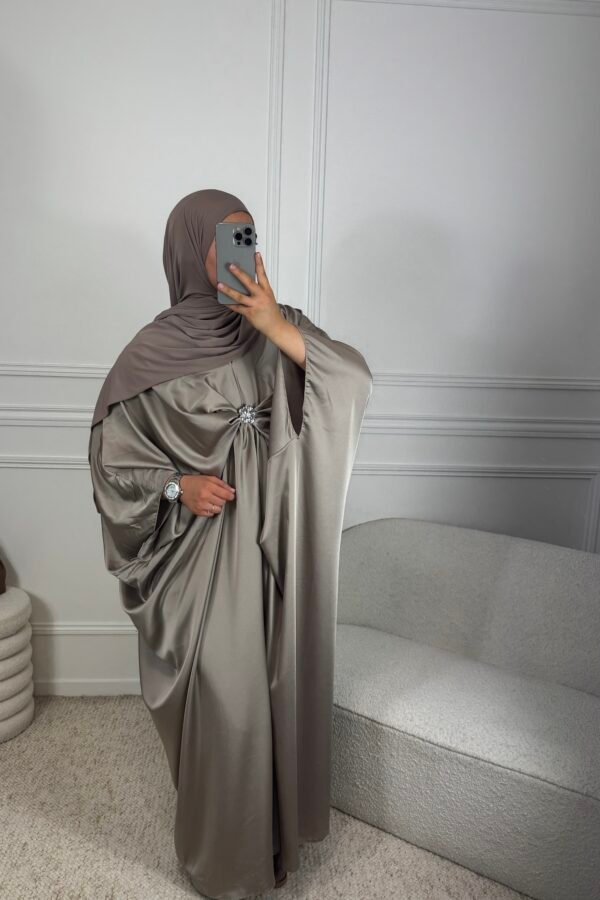 Abaya aida – taupe