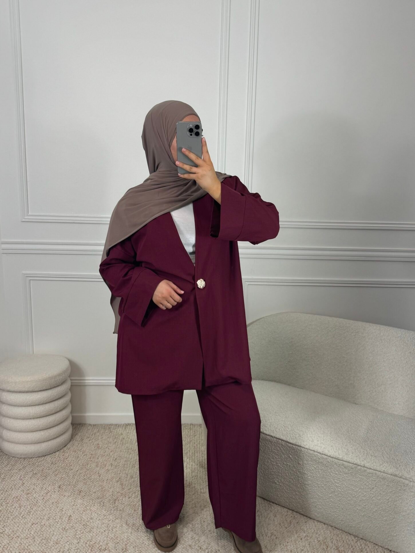 Comfy - bordeau – Image 2