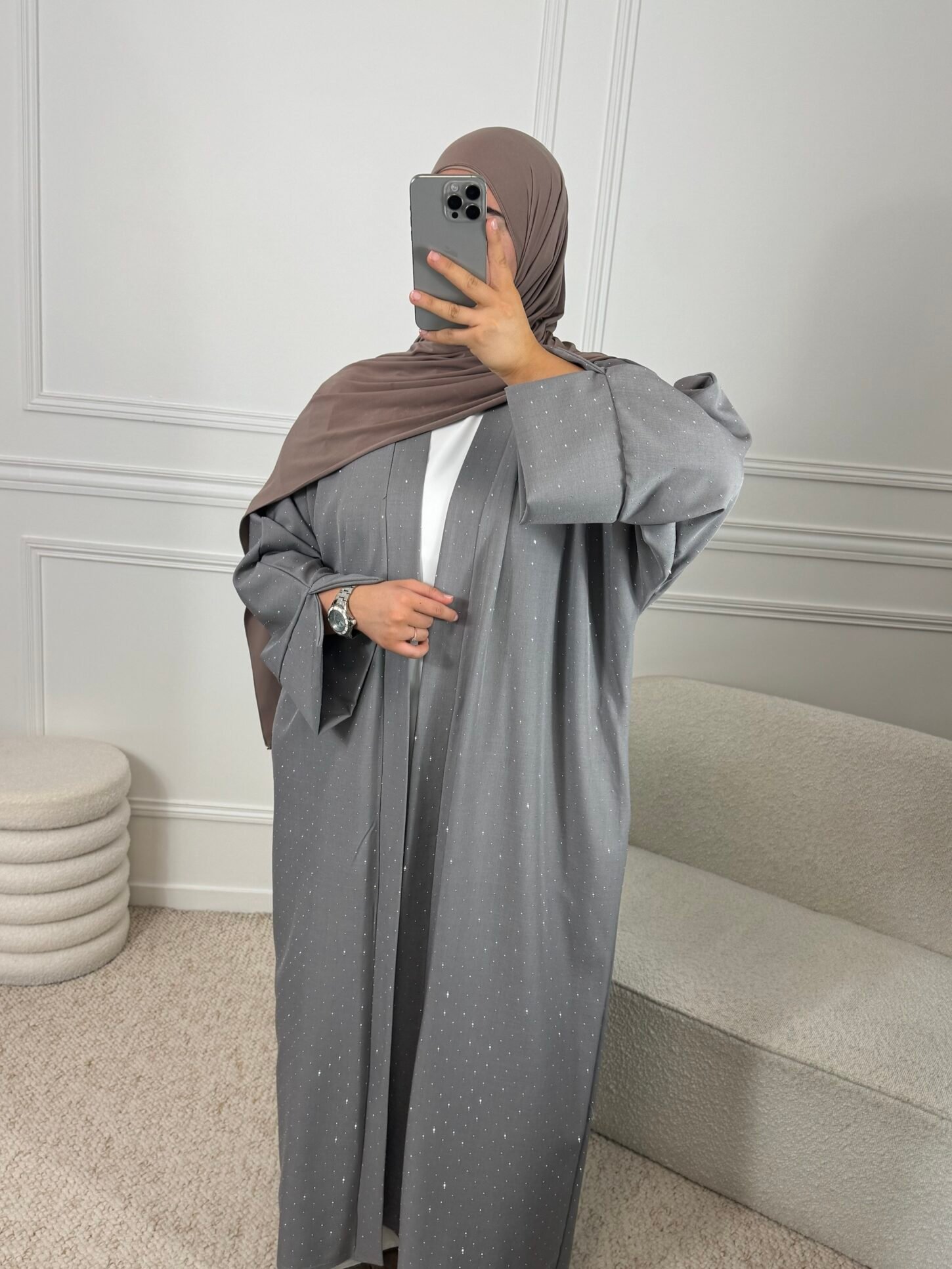 Kimono Brillant - gris – Image 2