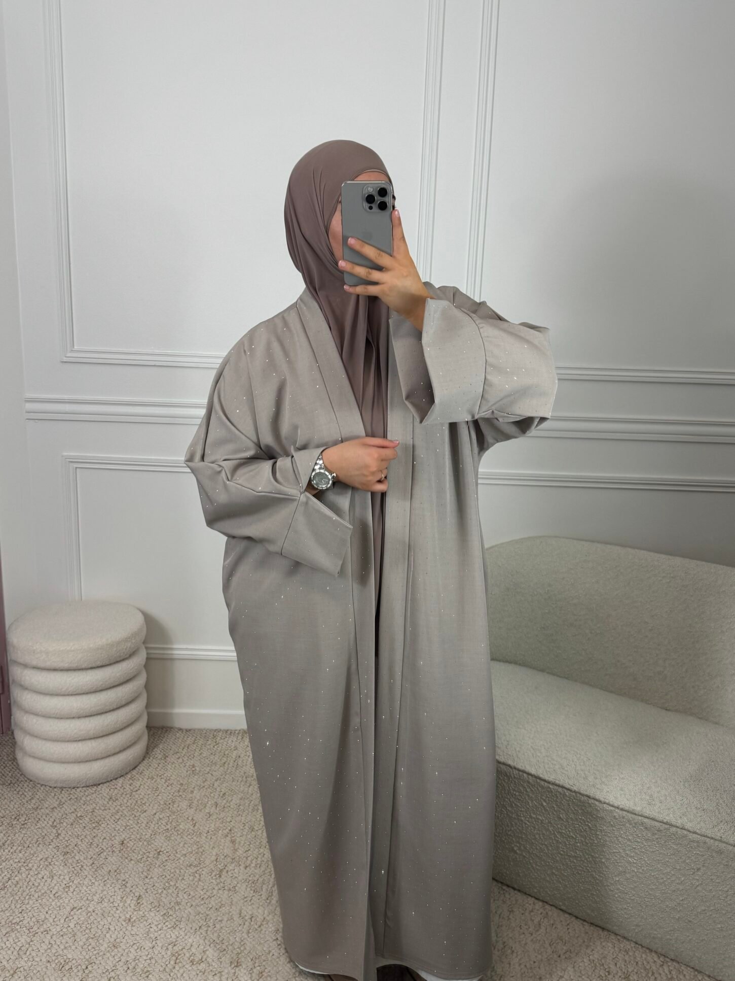 Kimono Brillant - Taupe – Image 2