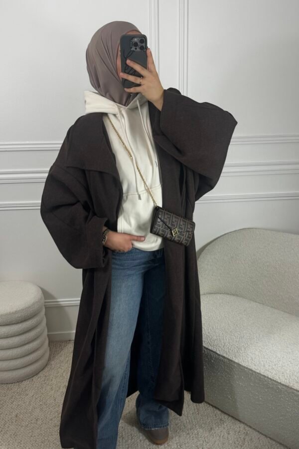 Manteau comfy – Marron