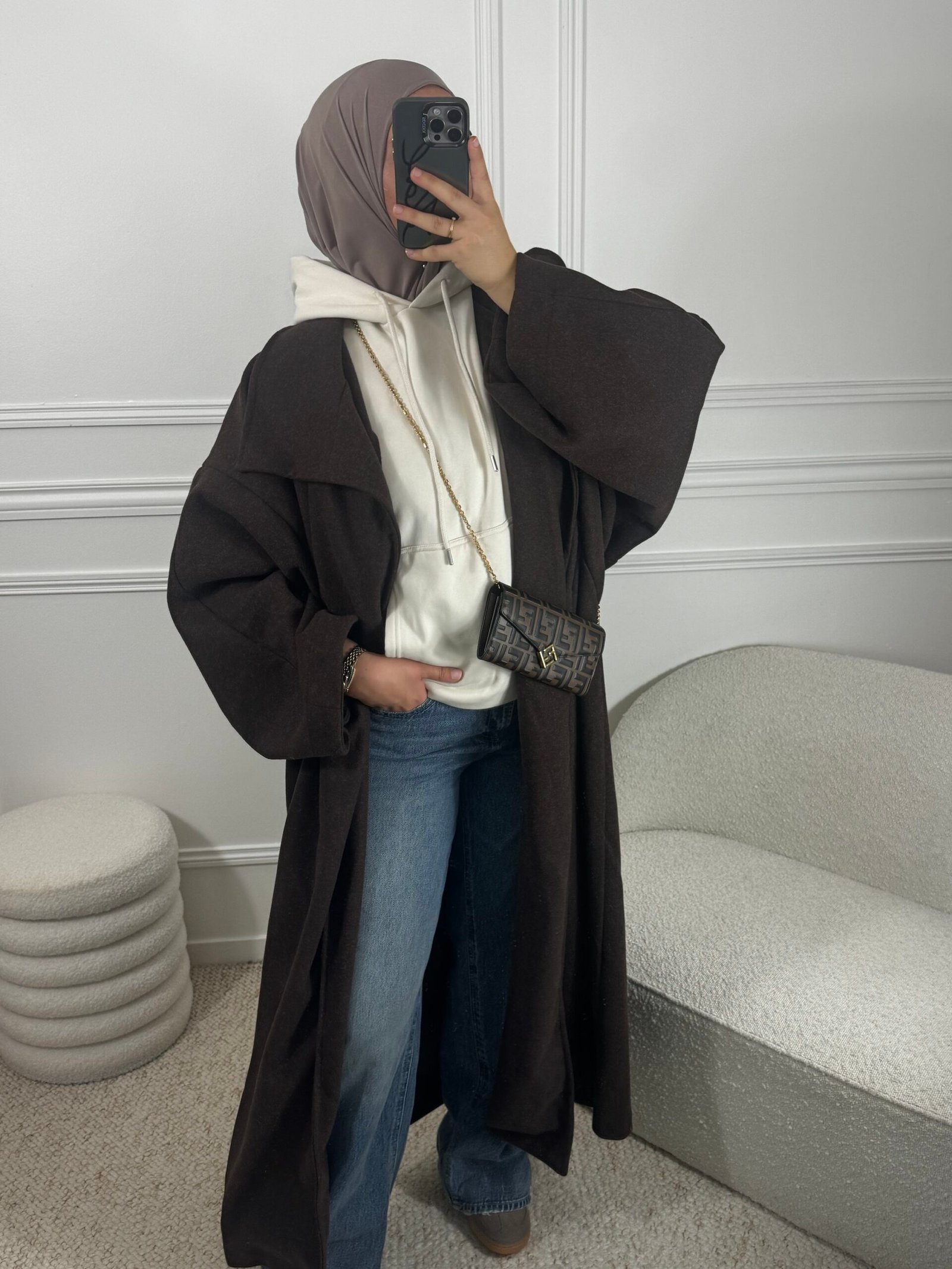 Manteau comfy - Marron