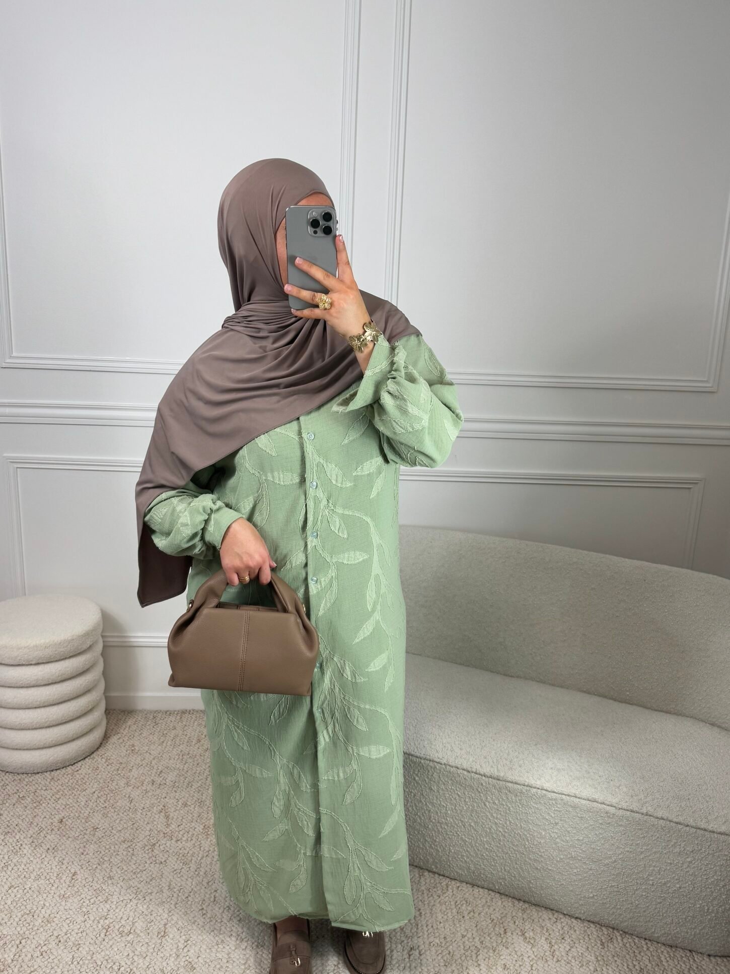 Abaya Warda - vert – Image 2