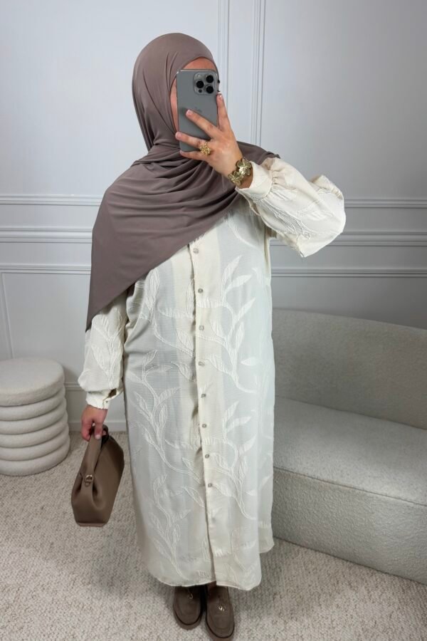 Abaya warda – nude