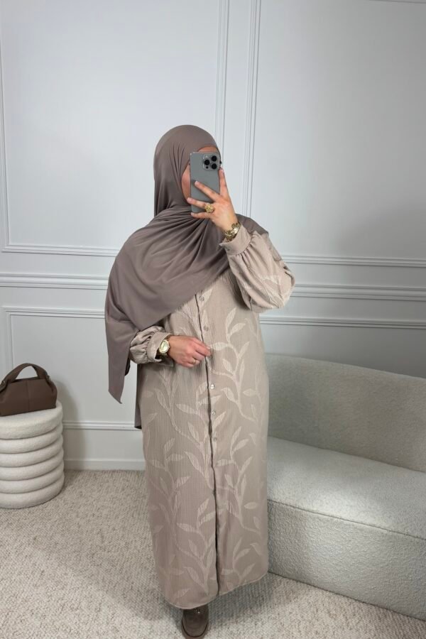 Abaya warda – beige