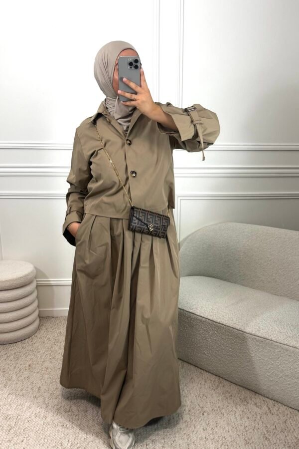 Set Parka jupe – camel