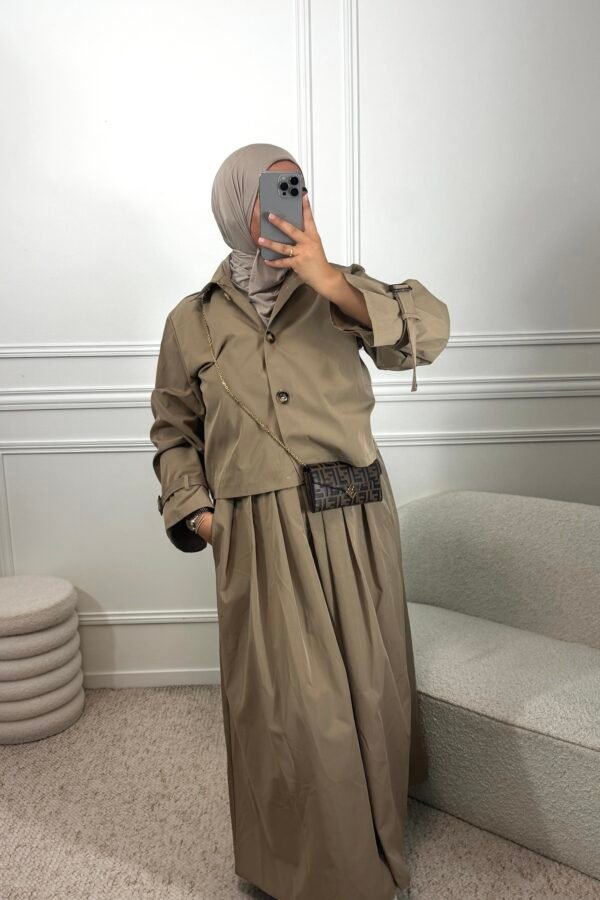 Set Parka jupe – camel