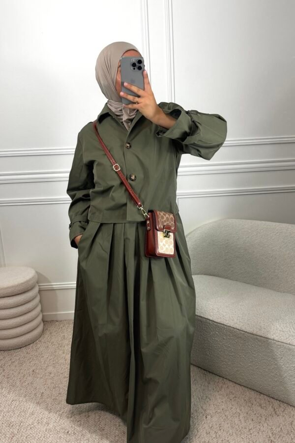 Set Parka jupe – kaki
