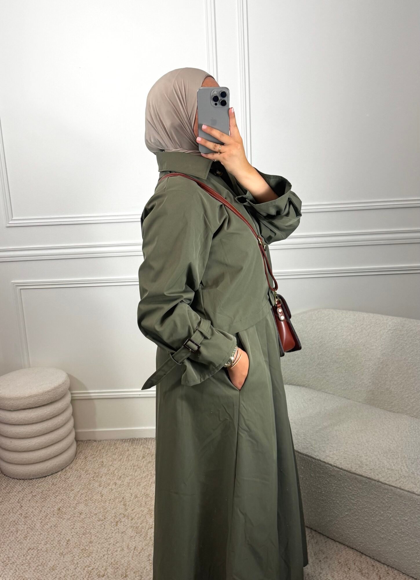 Set Parka jupe - kaki – Image 2
