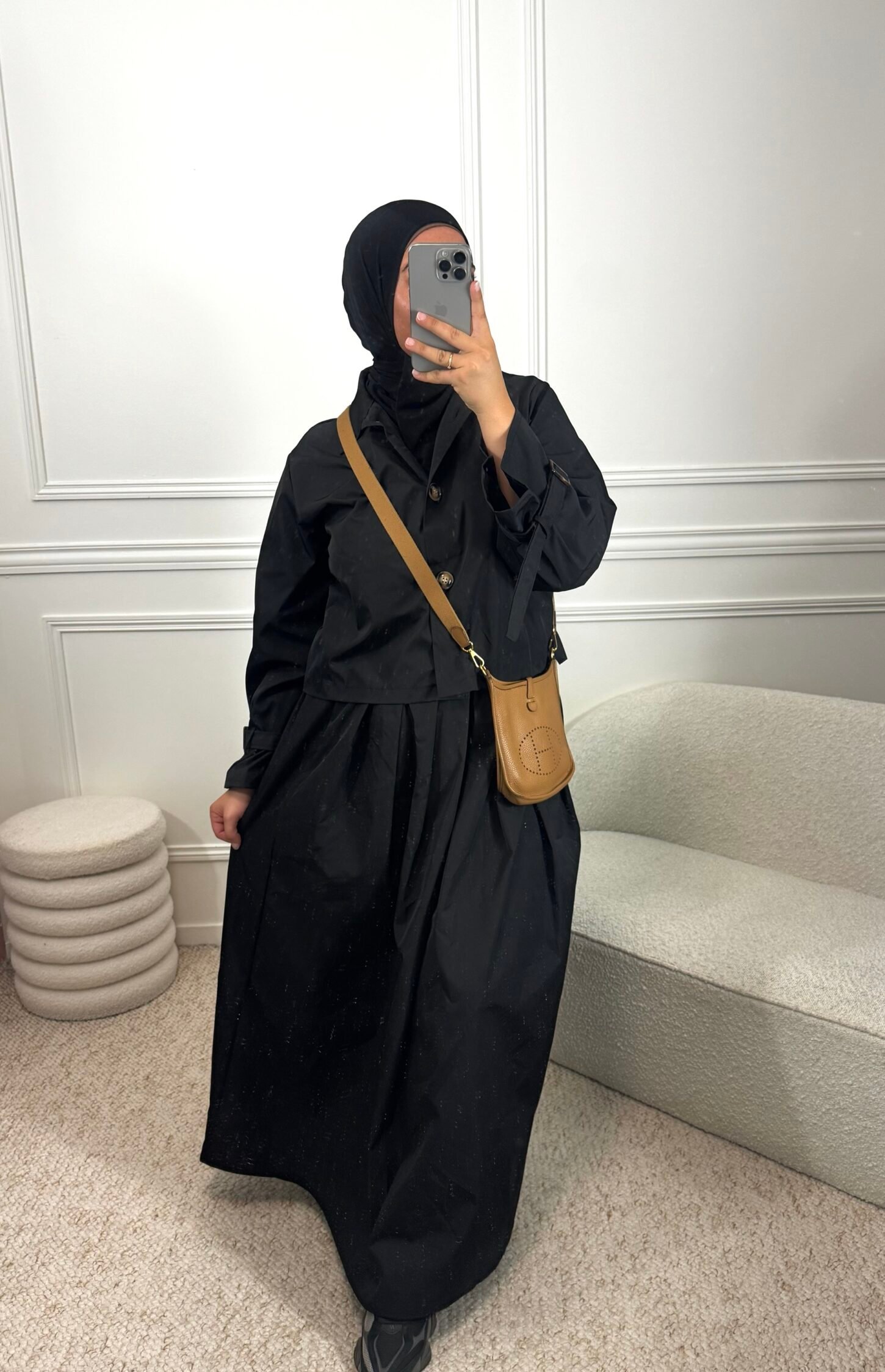 Set Parka jupe - noir – Image 2